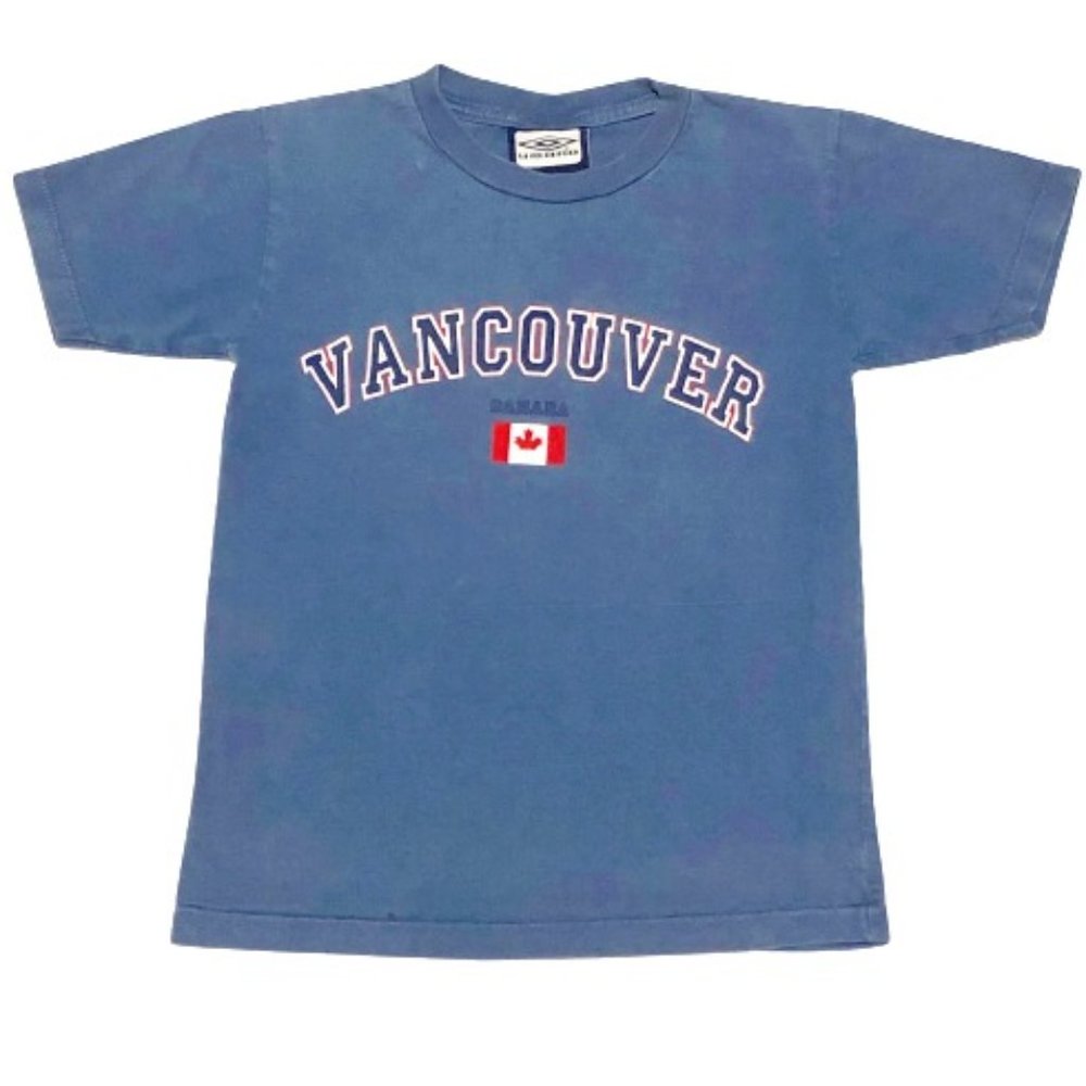 3/$15 UMBRO Vancouver Boys Short Sleeved T Shirt Cotton Blue Youth M (8-10)